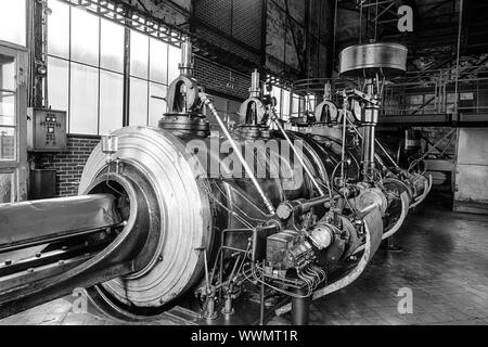 Hüttenmuseum Thale Dampfmaschine Nr. 7 Stockfoto