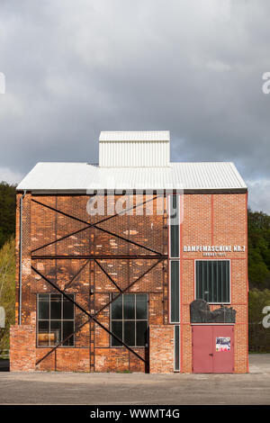 Hüttenmuseum Thale Motor Halle Dampfmaschine Nr. 7 Stockfoto