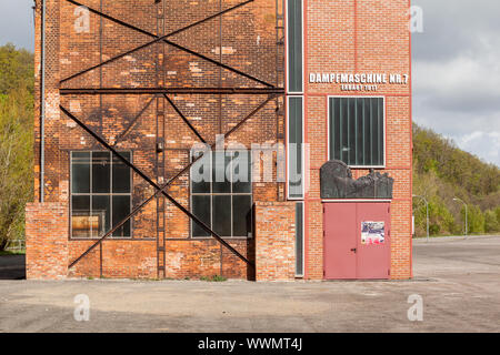 Hüttenmuseum Thale Motor Halle Dampfmaschine Nr. 7 Stockfoto