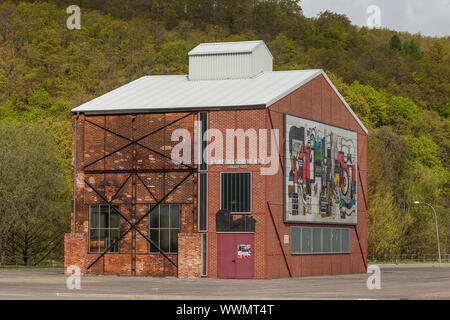 Hüttenmuseum Thale Motor Halle Dampfmaschine Nr. 7 Stockfoto