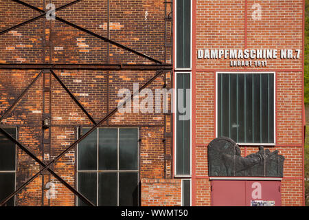 Hüttenmuseum Thale Motor Halle Dampfmaschine Nr. 7 Stockfoto