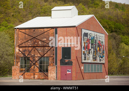 Hüttenmuseum Thale Motor Halle Dampfmaschine Nr. 7 Stockfoto