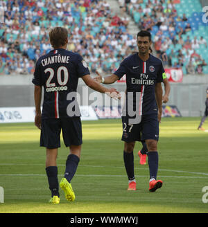 Testspiel RB Leipzig gegen Paris Saint-Germain FC am 18.7.14 Stockfoto