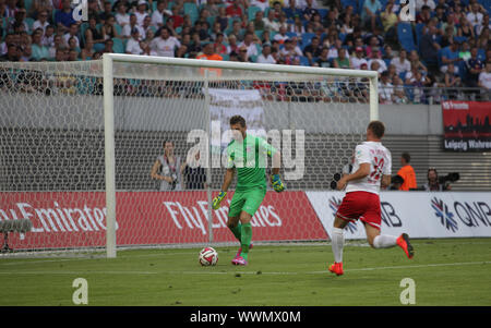 Testspiel RB Leipzig gegen Paris Saint-Germain FC am 18.7.14 Stockfoto