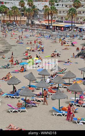 Pinta bei Beach Costa Adeje, Teneriffa Stockfoto