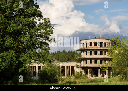 FDGB Ferienhaus Fritz Heckert Gernrode Harz Stockfoto