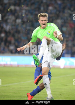 3. Liga Saison 2015/2016 Punktspiel 1. FC Magdeburg - Chemnitzer FC Stockfoto