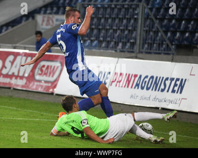 3. Liga Saison 2015/2016 Punktspiel 1. FC Magdeburg - Chemnitzer FC Stockfoto