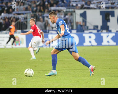 3. Liga Saison 2015/2016 Punktspiel 1. FC Magdeburg - VfR Aalen, 9. Spieltag Stockfoto