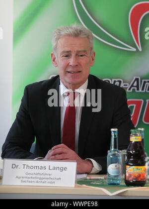 Dr. Thomas Lange (Geschäftsführer Agrarmarketinggesellschaft Sachsen-Anhalt mbH) Stockfoto