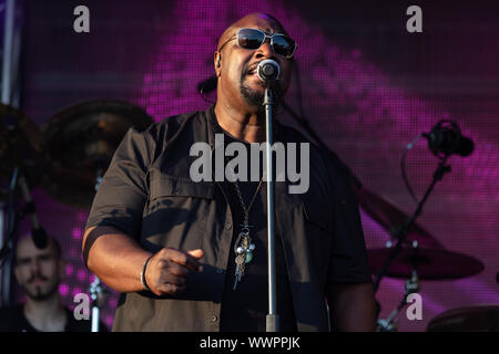 Inkognito durchführen bei Chingfest Festival im August 2019 Stockfoto