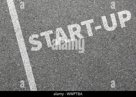 Business Konzept mit Start-up Startup Gründung eines Unternehmens Stockfoto