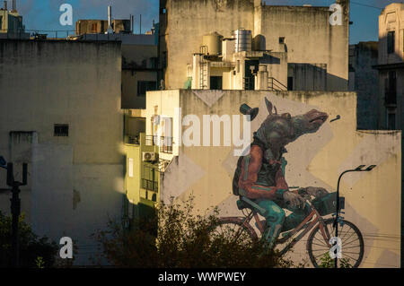 Buenos Aires Impressionen - San Telmo skylines Stockfoto