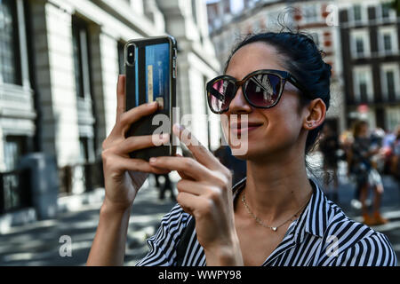 Backstage Fashion Scout - SS 19 Tag 3, am 15. September 2019, London, UK Stockfoto