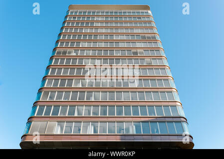 Der neue Astra Turm im Stadtteil St. Pauli Hamburg, auf der ehemalige bayerische Brauerei entfernt Stockfoto