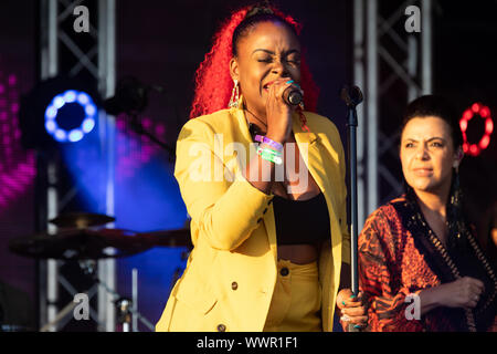 Inkognito durchführen bei Chingfest Festival im August 2019 Stockfoto