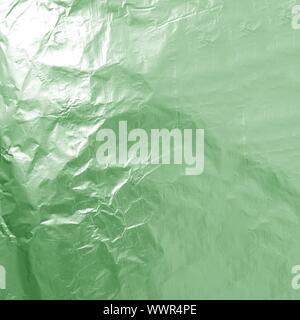 Farbe Textur von gerillt Küche Aluminiumfolie Stockfoto