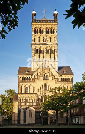 Basilika St. Quirinus, Neuss, Niederrhein, Nordrhein-Westfalen, Deutschland, Europa Stockfoto