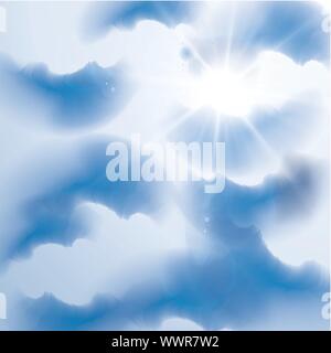 Sommerhimmel Stock Vektor