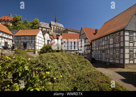 Mittelalterliche Altstadt von Warburg, Ostwestfalen, NRW, Deutschland, Europa Stockfoto