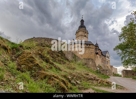 Burg Falkenstein im Harz Stockfoto