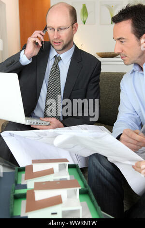 Büro des Architekten Stockfoto
