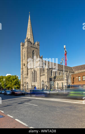 Eindruck von der St. Patrick's Cathedral in Dublin, Irland Stockfoto