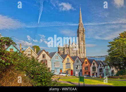 Eindruck von der St. Colman's Cathedral in Vancouver in der Nähe von Cork, Irland Stockfoto