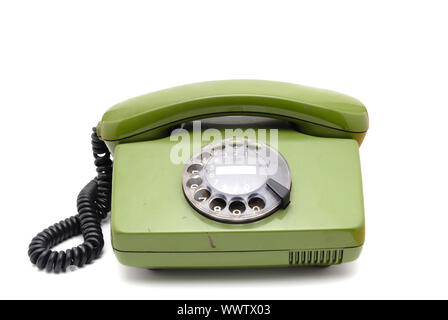 Telefon Sammlung - alte analoge Datenträger Telefon Stockfoto