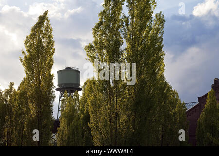 Ater Tank im Westpark Jahrhunderthalle, Bochum, Ruhrgebiet, Deutschland, Europa Stockfoto