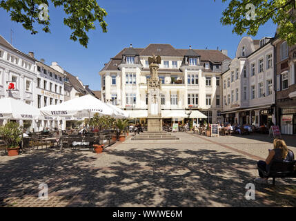 Altmarkt, Moers, Ruhrgebiet, Nordrhein-Westfalen, Deutschland, Europa Stockfoto