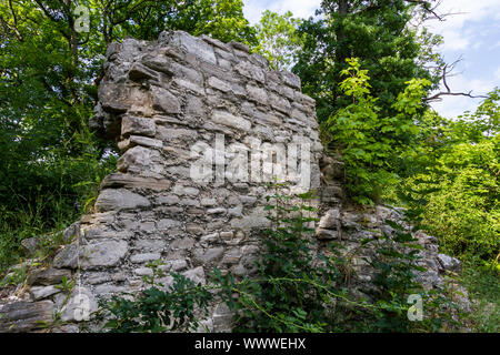 Stecklenburg brurgruine Harz Stockfoto