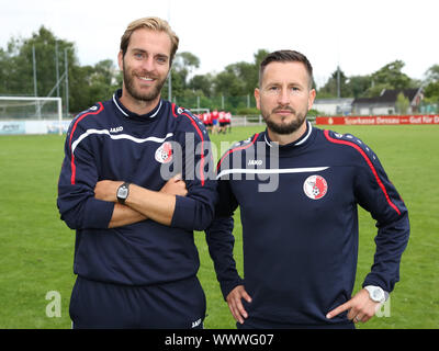 Co-Coach Ronny Emmel und Trainer Markus Zschiesche (alle Berliner AK) Stockfoto