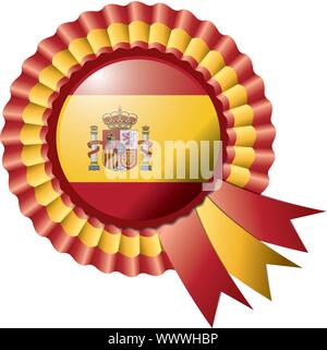Rosette Flagge Stock Vektor