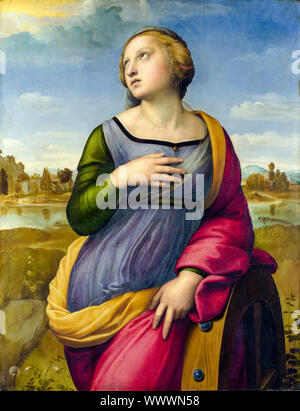 Raphael, die Heilige Katharina von Alexandria, Portrait Malerei, ca. 1507 Stockfoto