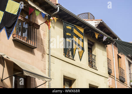 Tourismus, traditionelle mittelalterliche Festival in den Straßen von Alcala de Henares, Madrid, Spanien Stockfoto