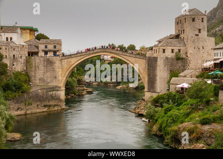 Alte Brücke von Mostar Stockfoto