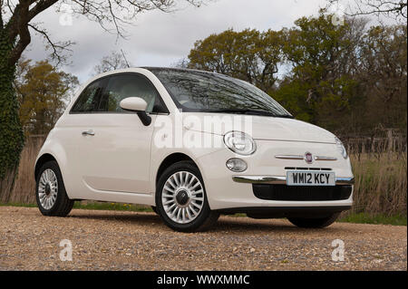 2012 Fiat 500. Stockfoto