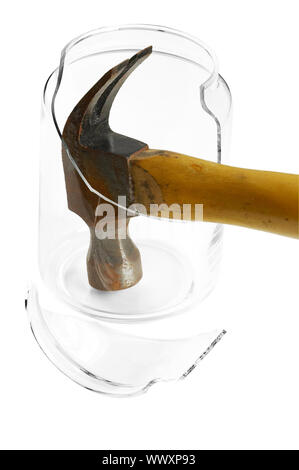 Glas-Glas Stockfoto