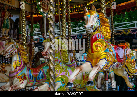 Der traditionelle jährliche Kirmes in St Giles, Oxford, Oxfordshire, UK Stockfoto