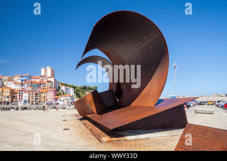 Bermeo Dorf in der Provinz Vizcaya, Baskenland, Spanien Stockfoto