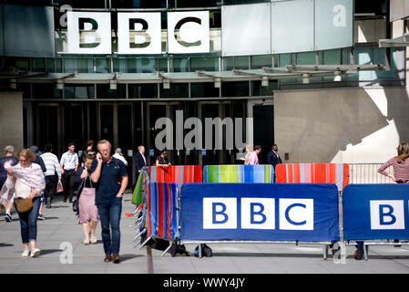 London, England, UK. Neuen Broadcasting House, Zuhause des BBC Stockfoto