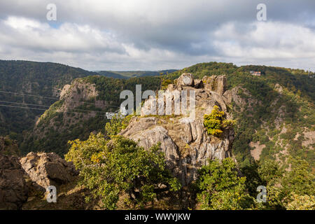 Seilbahnen Thale Harz Welt der Erfahrung Stockfoto