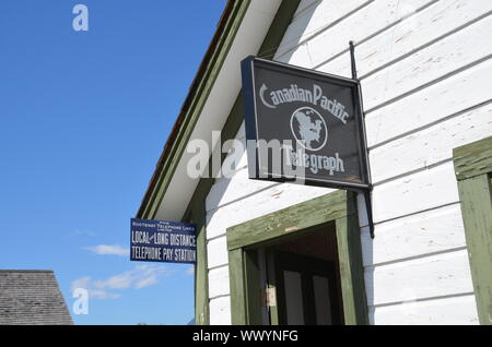 Canadian Pacific Telegraph Stockfoto