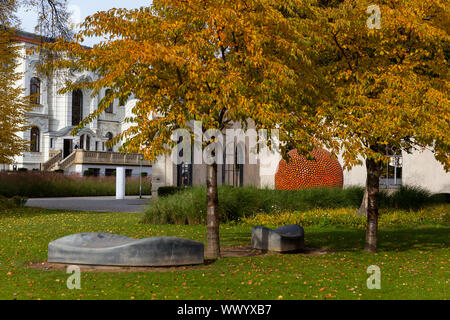 Goldener Oktober in Aschersleben Stockfoto