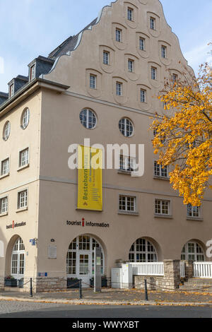 Goldener Oktober in Aschersleben Stockfoto