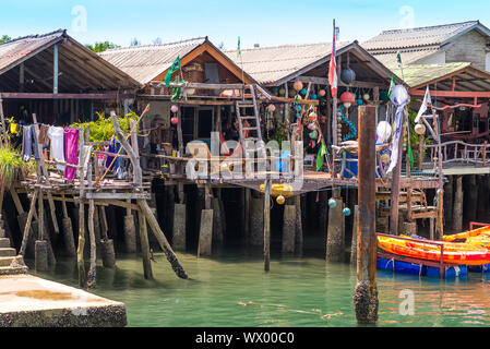 Pleasure Pier auf der Insel Ko Lanta im Süden von Thailand Stockfoto