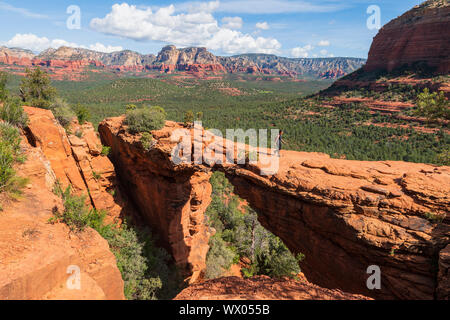 Devils Bridge, Sedona, Arizona, Vereinigte Staaten von Amerika, Nordamerika Stockfoto