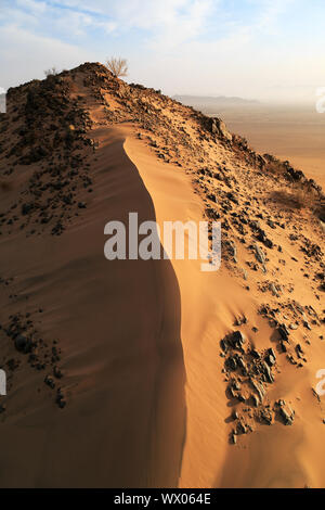 Heißluftballon-Fahrt über Namibia Stockfoto