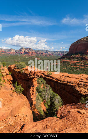 Devils Bridge, Sedona, Arizona, Vereinigte Staaten von Amerika, Nordamerika Stockfoto